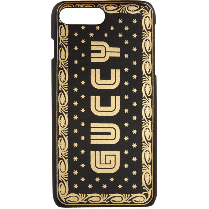 Gucci ブラック SEGA Guccy iPhone 8 Plus ケース