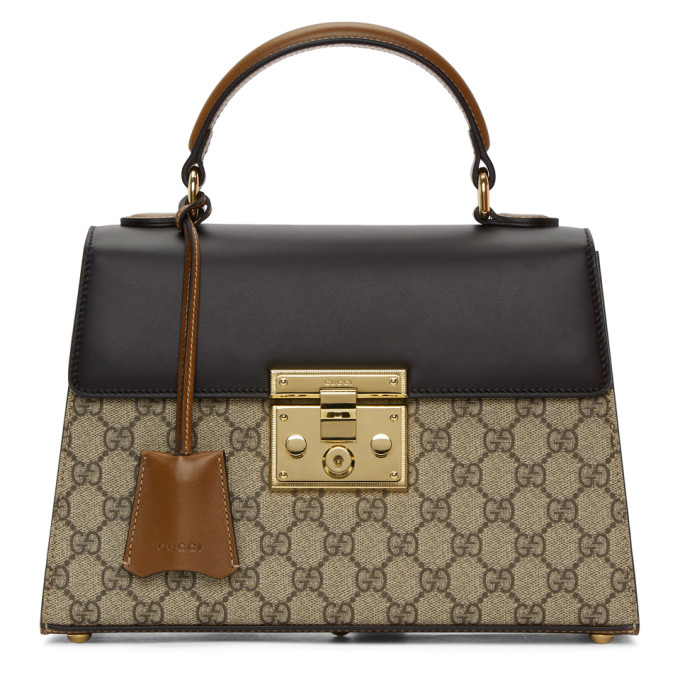 gg supreme padlock bag