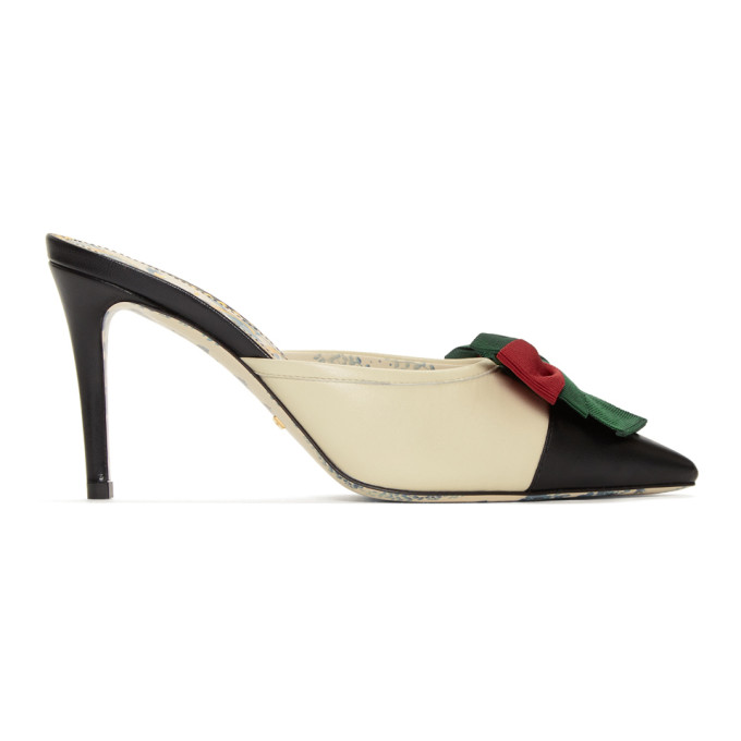 Gucci Black & White Sackville Heels