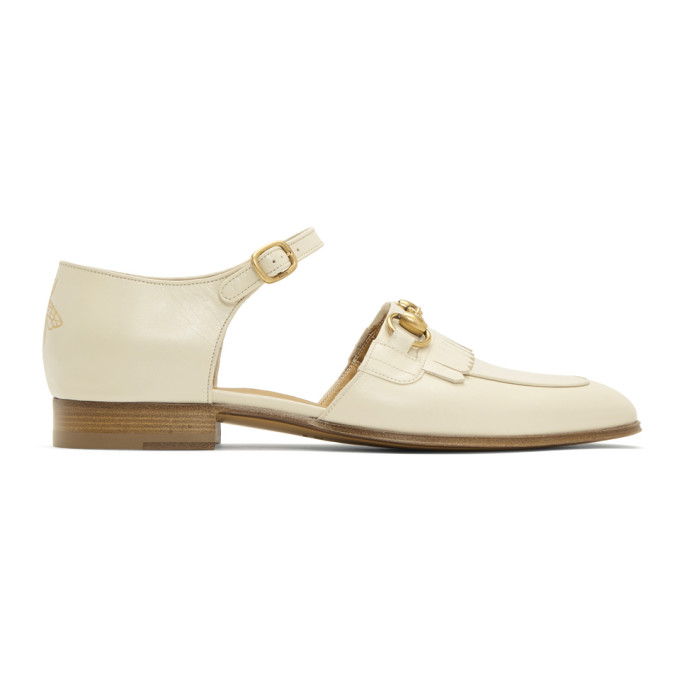 Gucci Ivory Harbor Dress Loafers