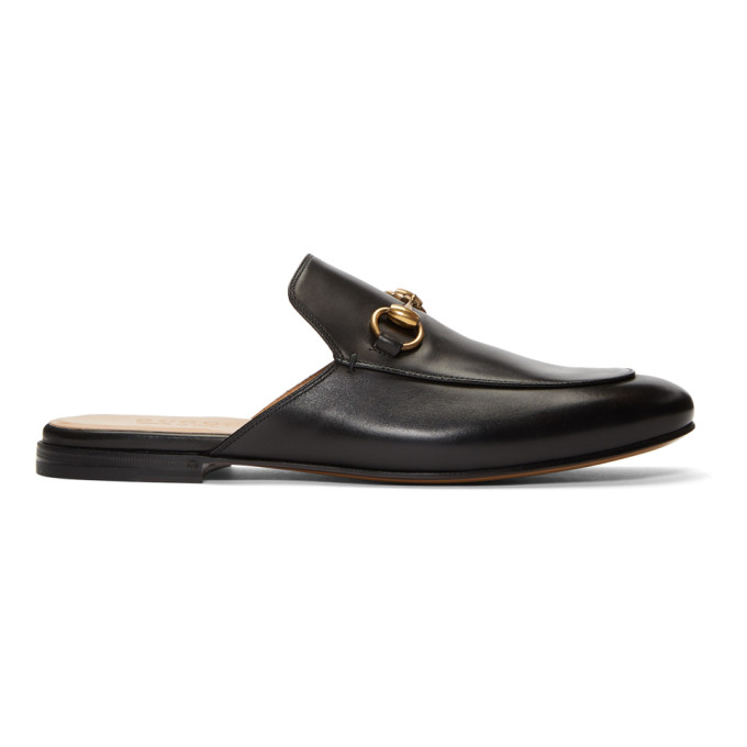 Gucci Black Kings Slip-On Loafers