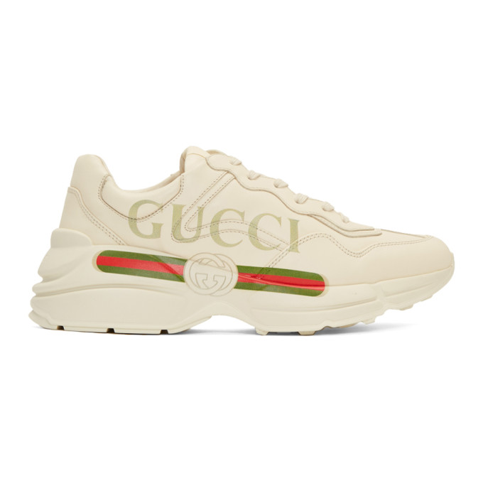 Gucci Off-White Vintage Logo Rhyton Sneakers