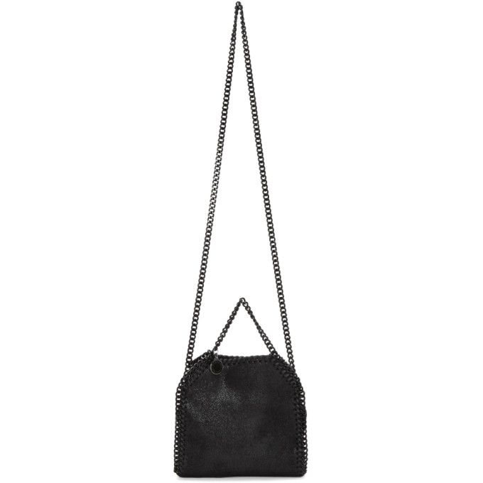 Stella McCartney Black Tonal Tiny Falabella Bag