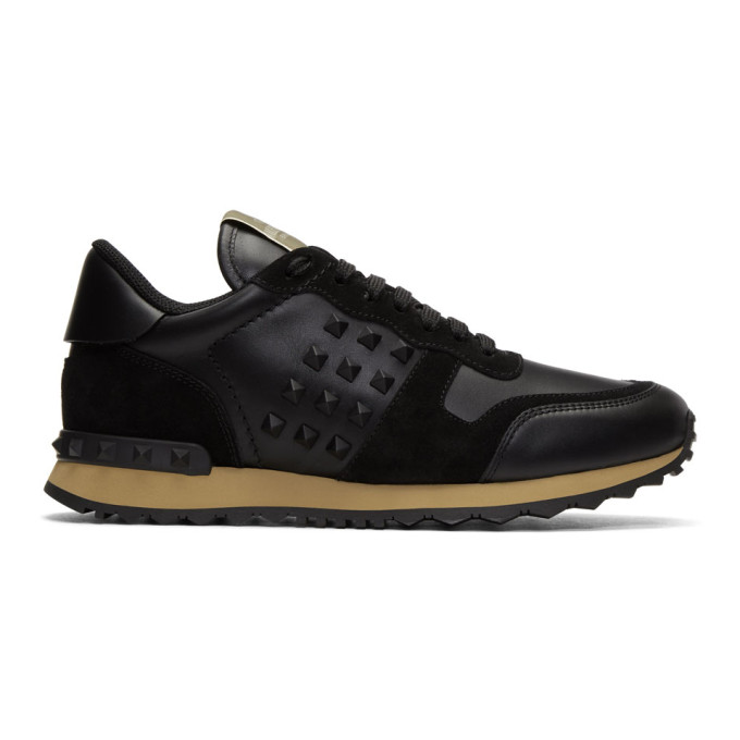 Valentino Black Valentino Garavani Rockstud Sneakers