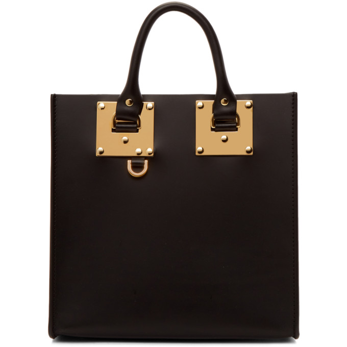Sophie Hulme Black Square Albion Tote