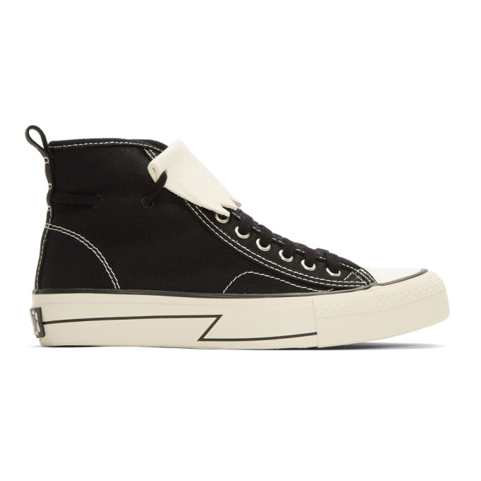 Visvim Black Skagway Kiltie High-Top Sneakers