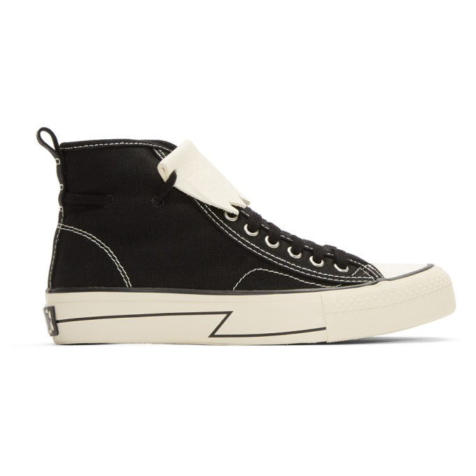 Visvim Black Skagway Kiltie High-Top Sneakers