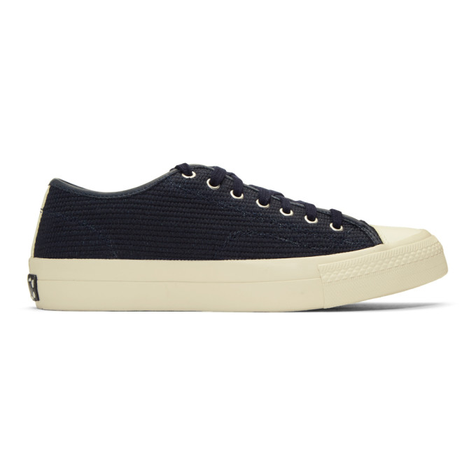 Visvim Navy Skagway Lo Dogi Sneakers