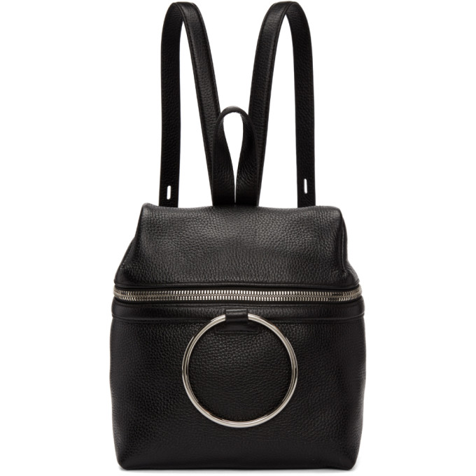 Kara Black Small Ring Backpack