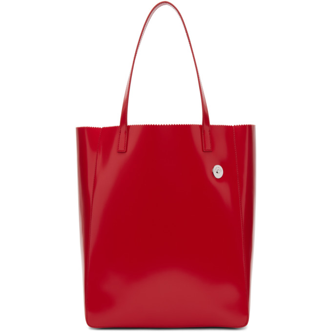 Kara Red Pinch Tote