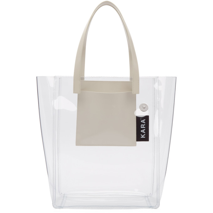 Kara Transparent PVC Pinch Tote