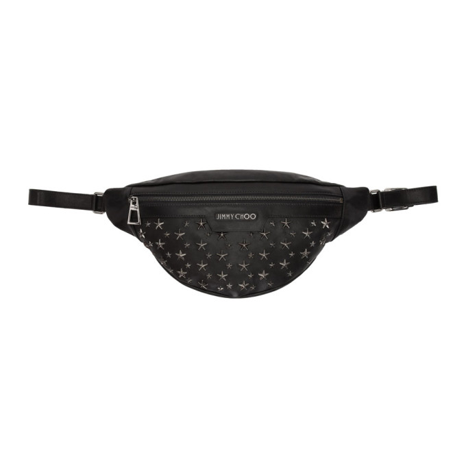 Jimmy Choo Black Derry Stars Waist Bag