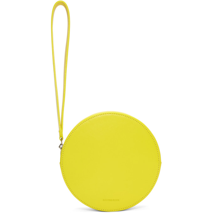 Building Block Yellow Puck Pouch