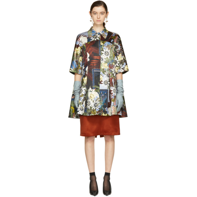 Erdem Multicolor Yuri Coat