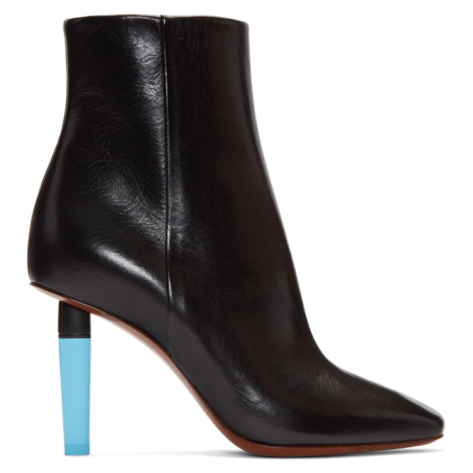 Vetements Black & Blue Highlighter Boots
