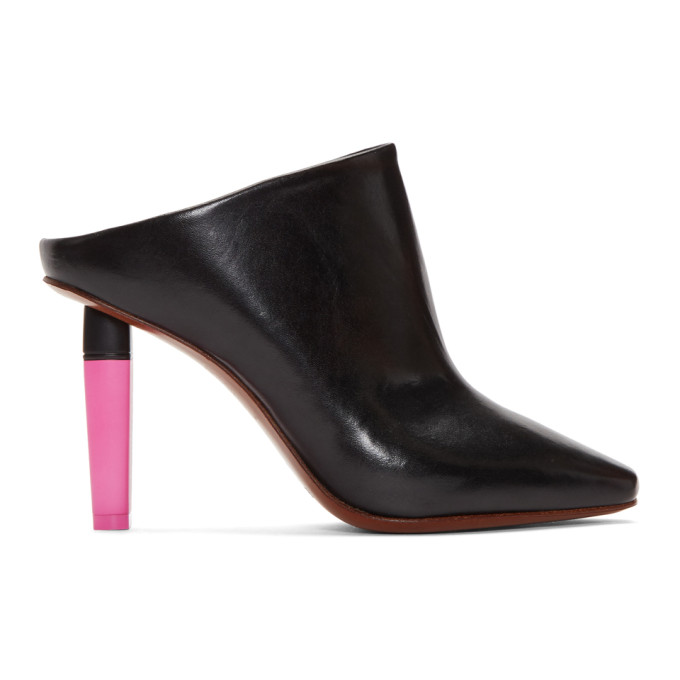 Vetements Black & Pink Highlighter Mules