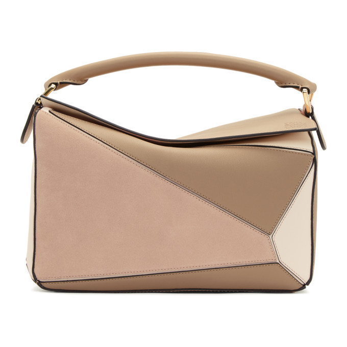 Loewe Pink Medium Puzzle Bag