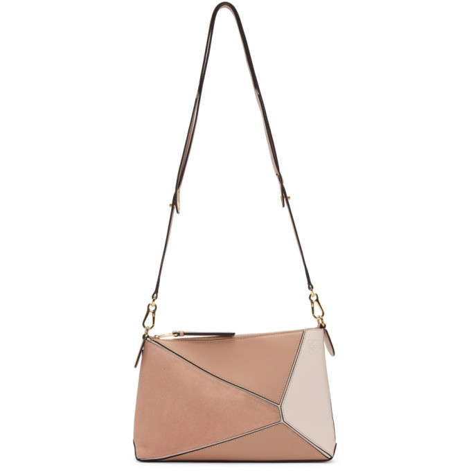 Loewe Pink Mini Puzzle Bag