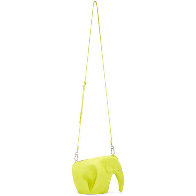 Loewe Yellow Mini Elephant Bag