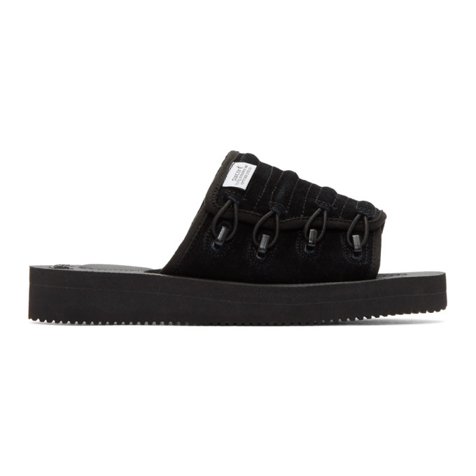 Suicoke Black Mura-VS Sandals