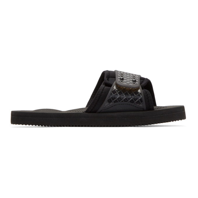 Suicoke Black Siv Sandals