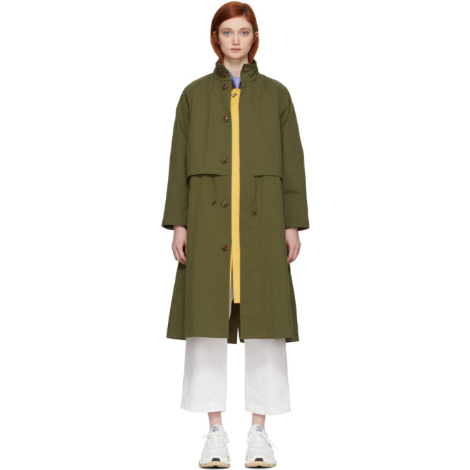 Chimala Green Raglan Coat
