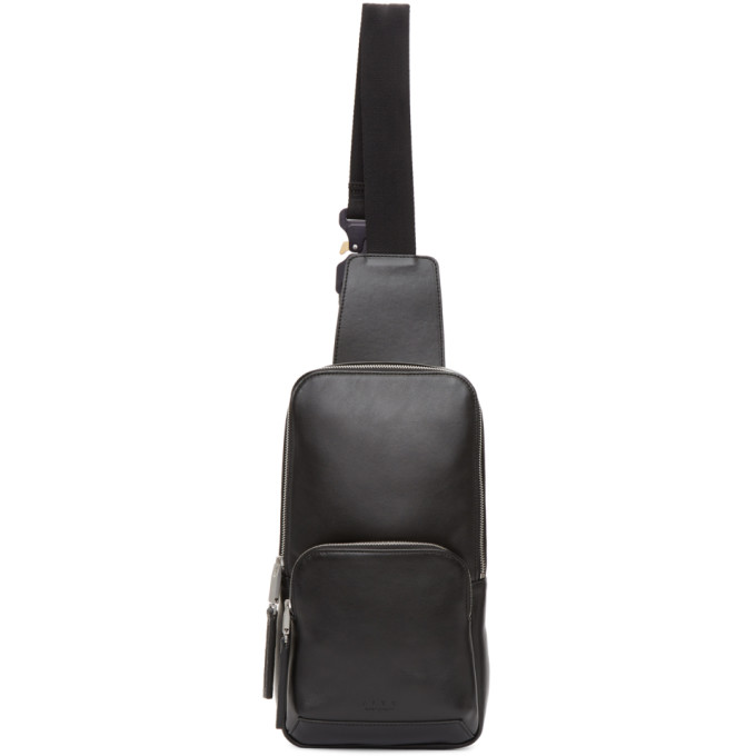 Alyx Black Small Leather Backpack