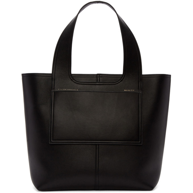 Victoria Beckham Black Apron Tote