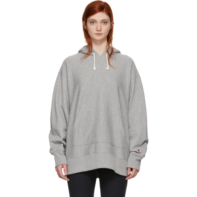 champion & uo vertical logo hoodie sweatshirt