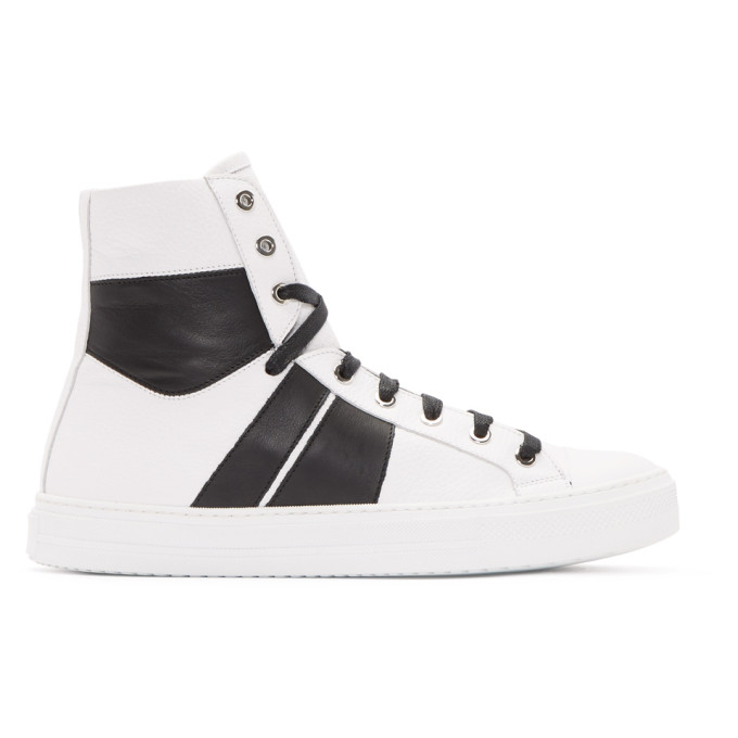 Amiri White & Black Sunset High-Top Sneakers