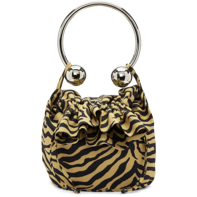 Ashley Williams Brown & Black Tiger Piercing Bag