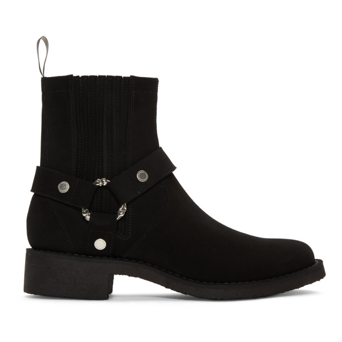 TAKAHIROMIYASHITA TheSoloist. Black Harness Boots