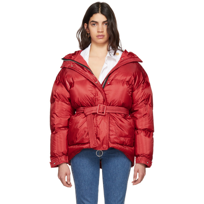 Ienki Ienki Red Michlin Belted Down Puffer Jacket