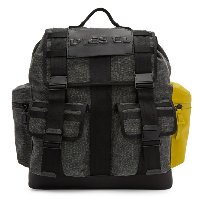 Diesel Grey & Black M-Cage Backpack