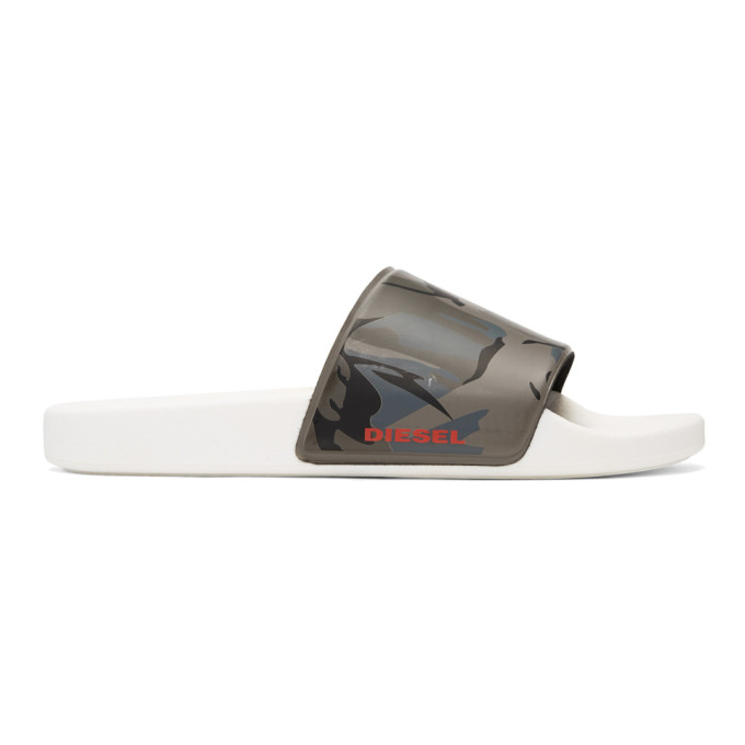 Diesel Grey Sa-Maral Beach Slides
