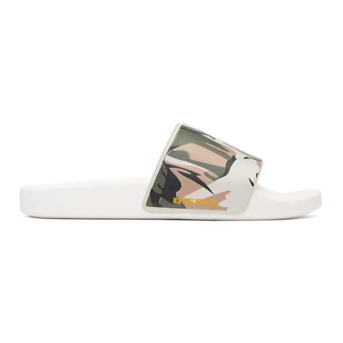 Diesel Khaki Sa-Maral Beach Slides
