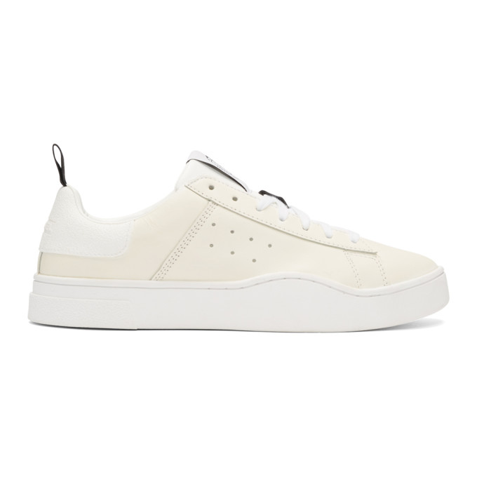 Diesel White S-Clever Sneakers