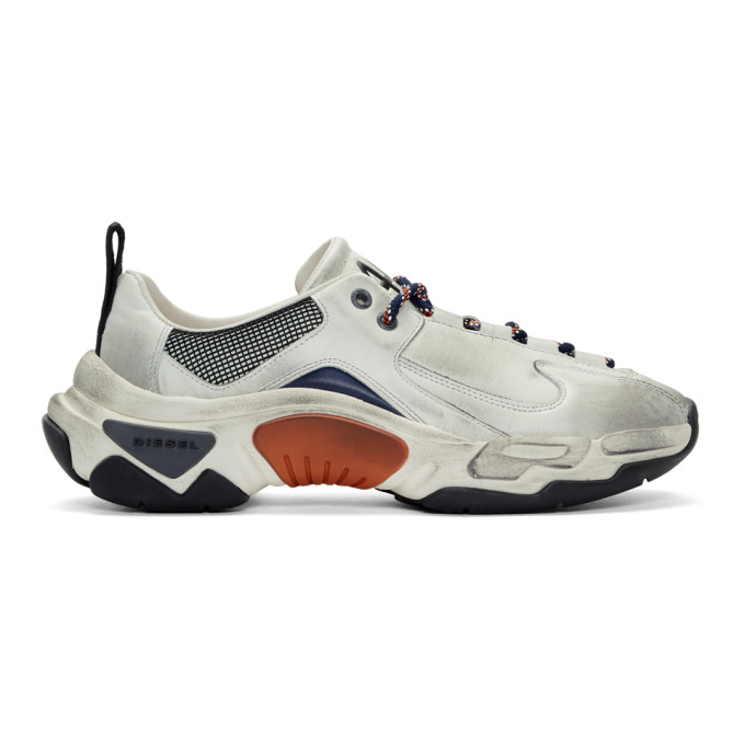 Diesel White S-Kipper LC Sneakers