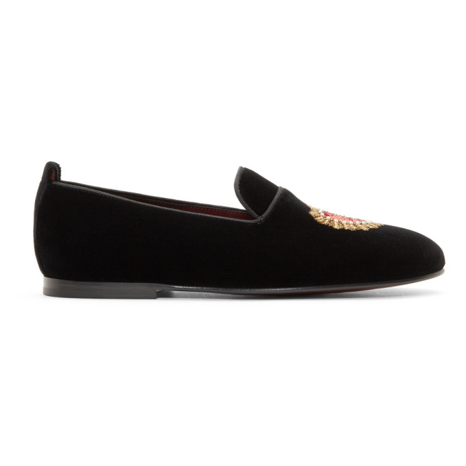 Dolce & Gabbana Black Young Pope Loafers