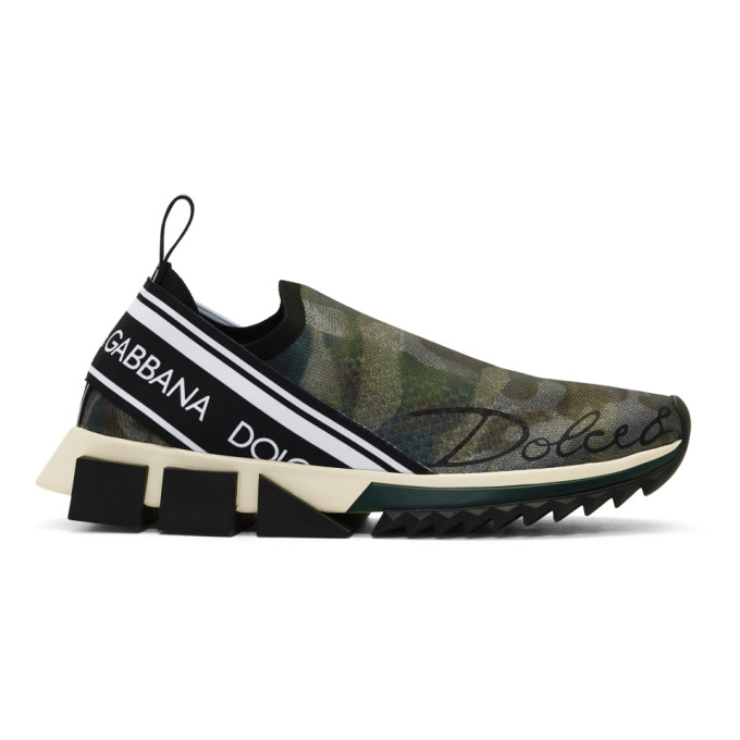 Dolce & Gabbana Green Sorrento Sneakers