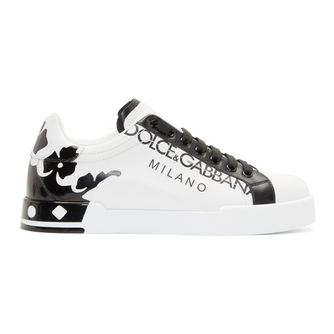 Dolce & Gabbana White Portofino Sneakers