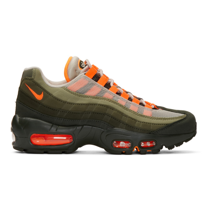 Nike Green & Orange Air Max '95 OG Sneakers
