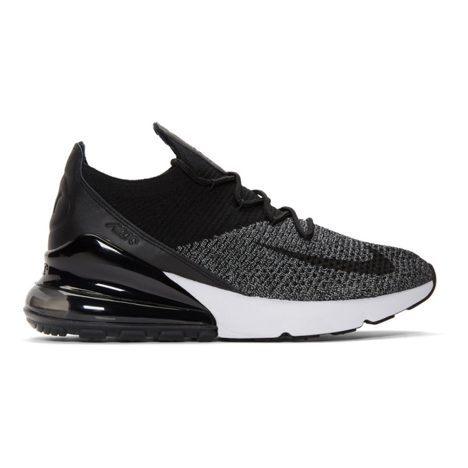 Nike Black & White Air Max 270 Flyknit Sneakers