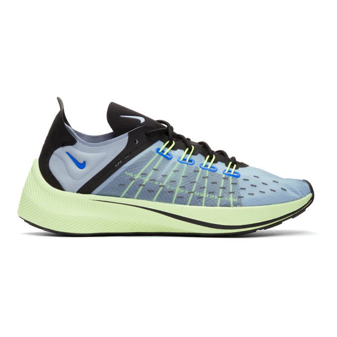 Nike Blue & Green EXP-X14 Sneakers