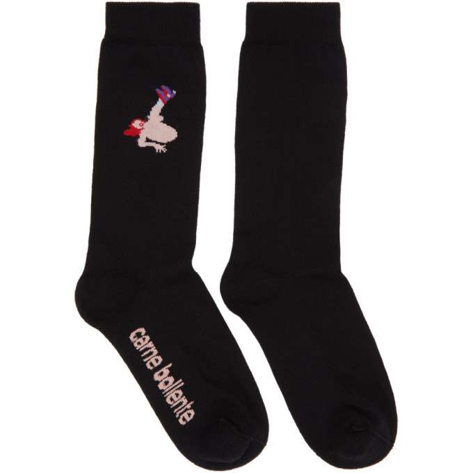 Carne Bollente Black Helene Et Les Cochons Socks 182033M22000101