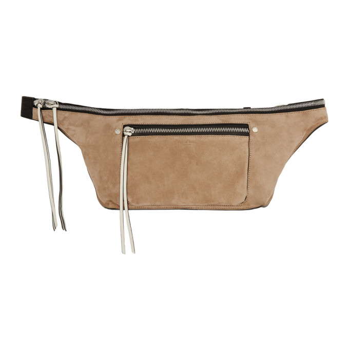 Rag & Bone Pink Suede Large Elliot Fanny Pack