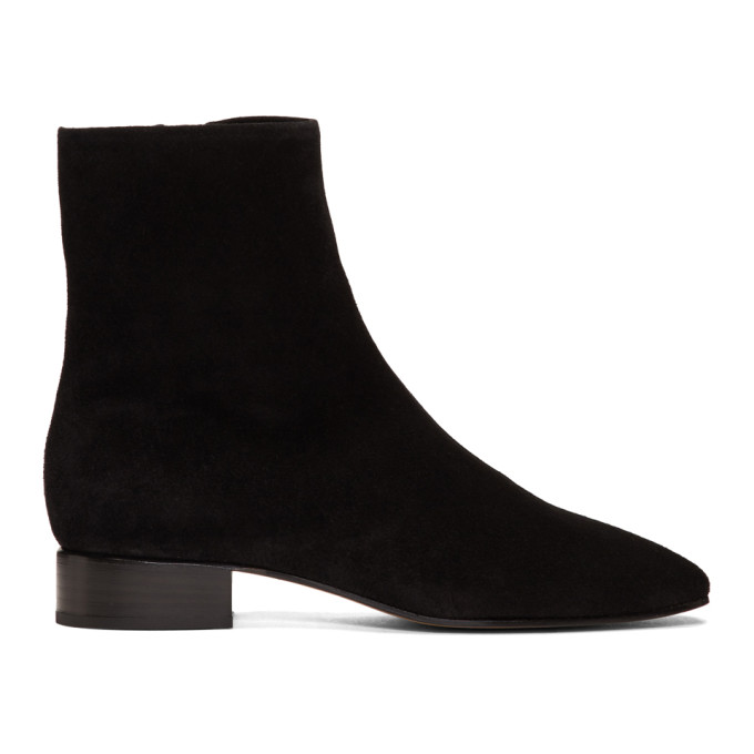rag & bone Black Aslen Suede Boots