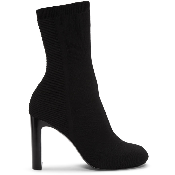 rag & bone Black Ellis Knit Boots