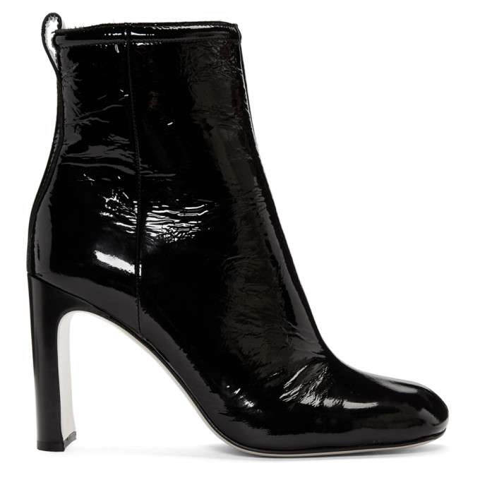 rag & bone Black Patent Ellis Boots