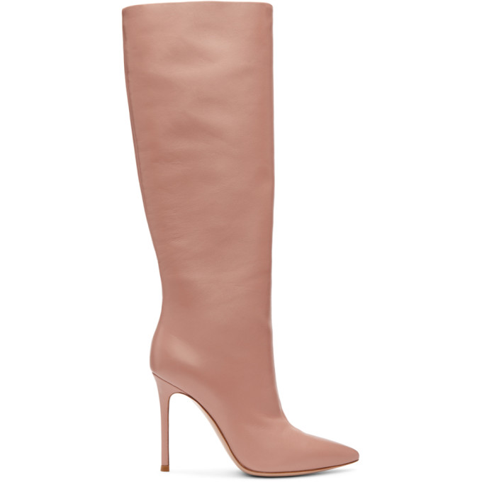 Gianvito Rossi Pink Suzan Boots